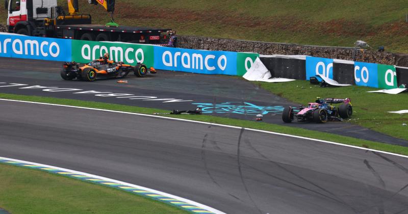 Brazíliában az időjárás vette át a főszerepet, miközben Norris magabiztos győzelmével tovább növelte előnyét a hátráló Piastrival szemben.